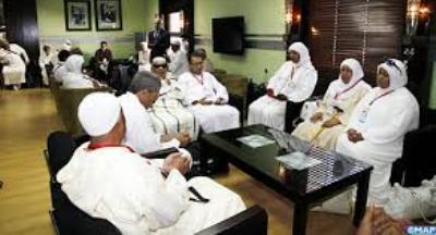 وفد الحجاج المكفوفين يتوجه إلى الديار المقدسة لأداء مناسك الحج 